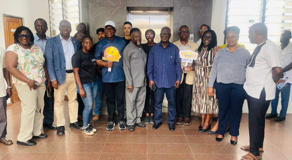 GhIE installs an elevator to make the engineering centre more disability friendly.