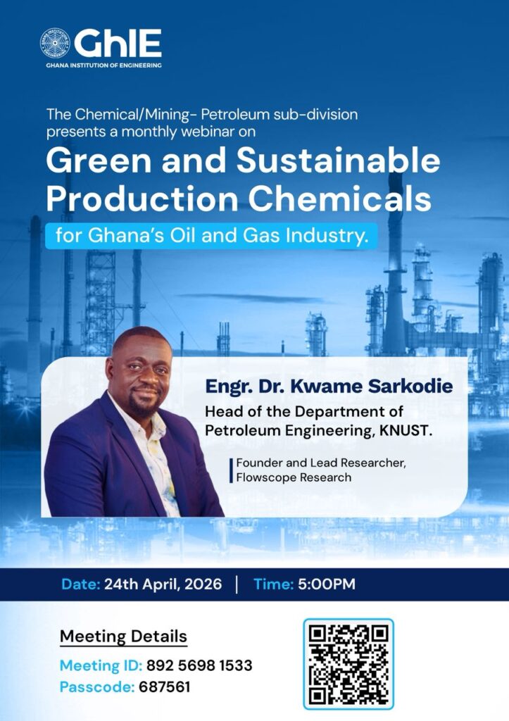 Green and Sustainable Production Chemicals for Ghana’s oil industry