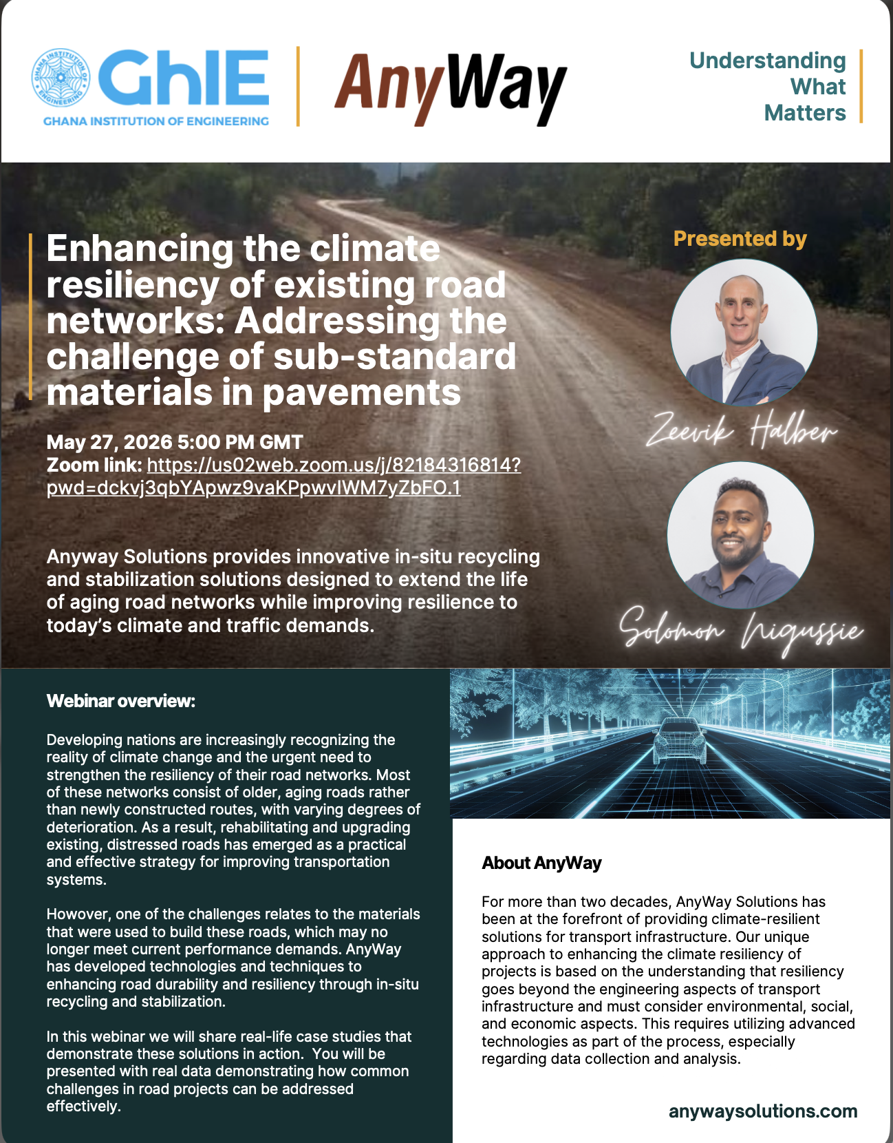 Enhancing the climate resiliency of existing roads and networks: Addressing the challenge of sub-standard materials in Pavements