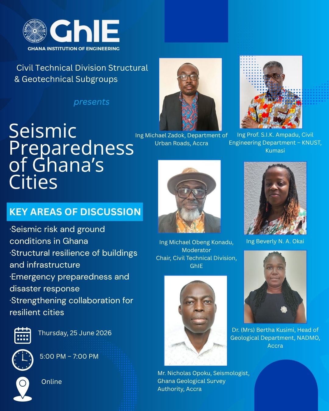 Seismic Preparedness of Ghana’s Cities