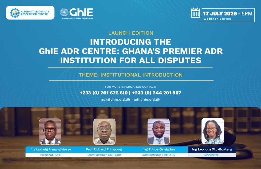 INTRODUCING THE GhIE ADR CENTRE:
