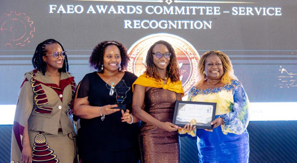 GhIE Member Ing Sylvia Sampong Ekremet Honoured by FAEO for Continental Service